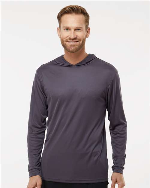 Paragon Unisex Bahama Performance Hooded Long Sleeve T-Shirt 220