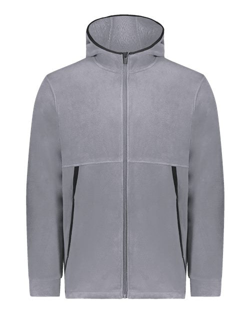 Augusta Sportswear Unisex Eco Revive™ Polar Fleece Hooded Full-Zip Jacket 6858