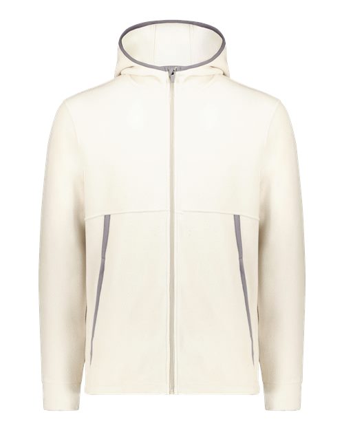 Augusta Sportswear Unisex Eco Revive™ Polar Fleece Hooded Full-Zip Jacket 6858