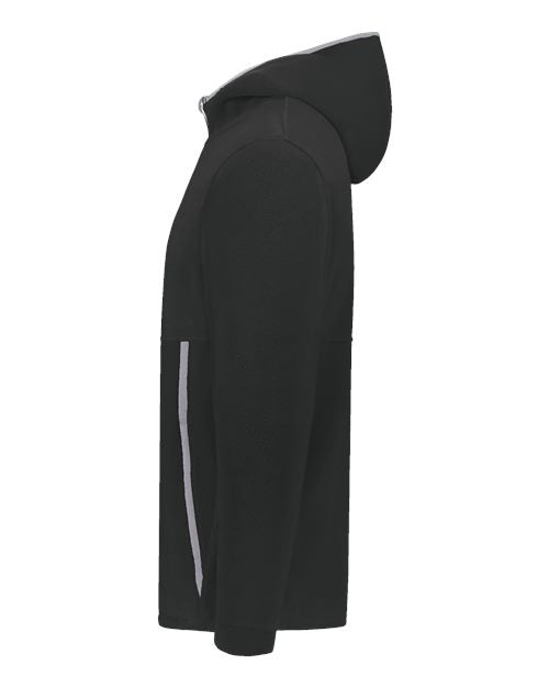 Augusta Sportswear Youth Eco Revive™ Polar Fleece Hooded Full-Zip Jacket 6859