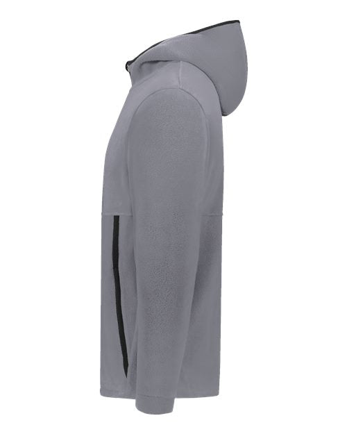 Augusta Sportswear Youth Eco Revive™ Polar Fleece Hooded Full-Zip Jacket 6859