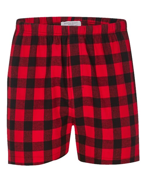 Boxercraft Men's Double Brushed Flannel Boxers BM6701