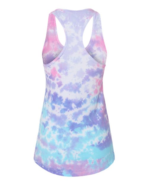 Colortone Women's Tie-Dyed Racerback Tank Top 3400