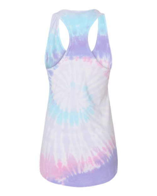 Colortone Women's Tie-Dyed Racerback Tank Top 3400
