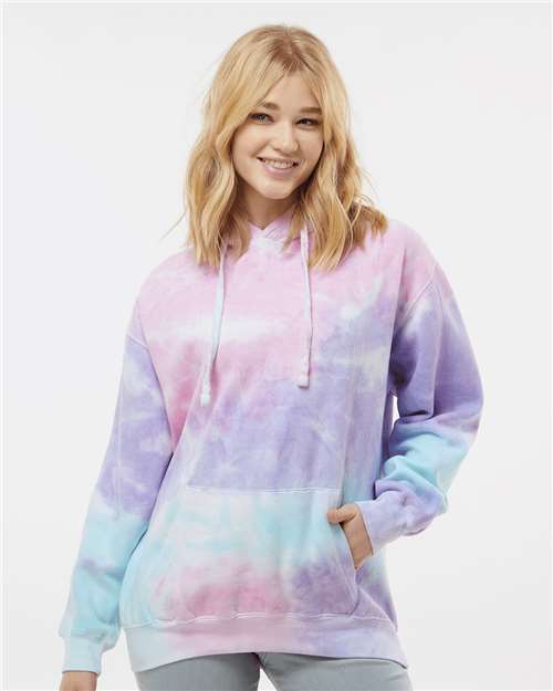 Colortone Unisex Tie-Dyed Hooded Sweatshirt 8777
