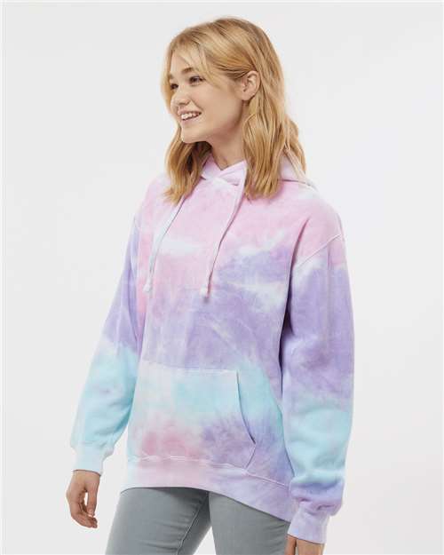 Colortone Unisex Tie-Dyed Hooded Sweatshirt 8777