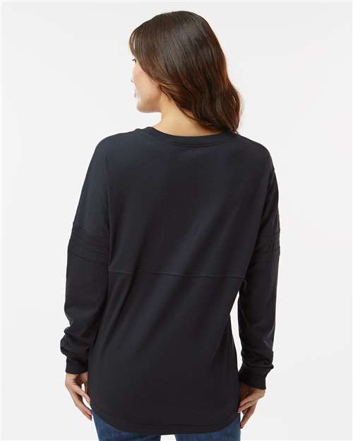 Boxercraft Women's Pom Pom Long Sleeve Jersey T-Shirt BW3514