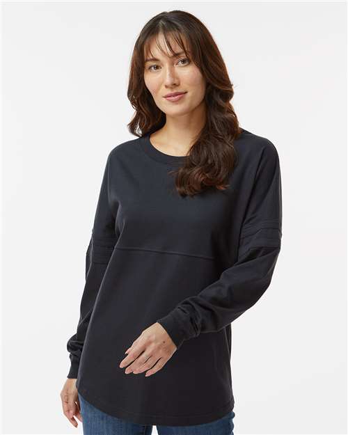 Boxercraft Women's Pom Pom Long Sleeve Jersey T-Shirt BW3514