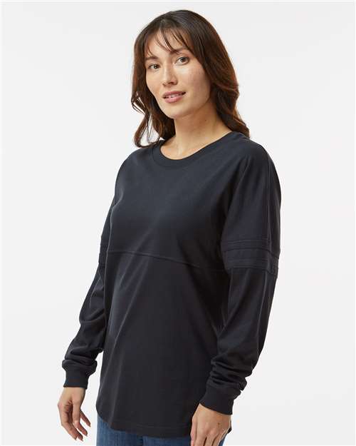 Boxercraft Women's Pom Pom Long Sleeve Jersey T-Shirt BW3514