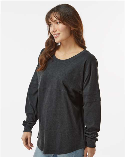 Boxercraft Women's Pom Pom Long Sleeve Jersey T-Shirt BW3514