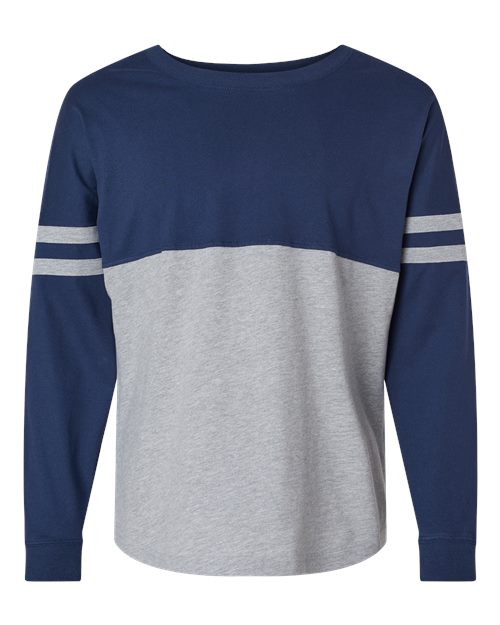 Boxercraft Women's Pom Pom Long Sleeve Jersey T-Shirt BW3514