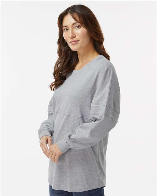 Boxercraft Women's Pom Pom Long Sleeve Jersey T-Shirt BW3514