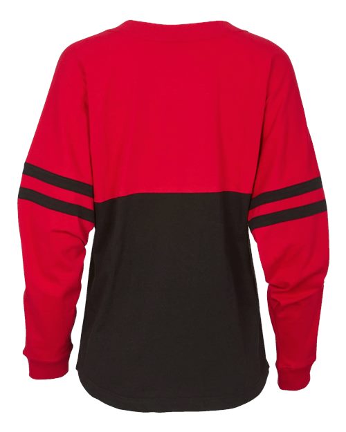 Boxercraft Women's Pom Pom Long Sleeve Jersey T-Shirt BW3514