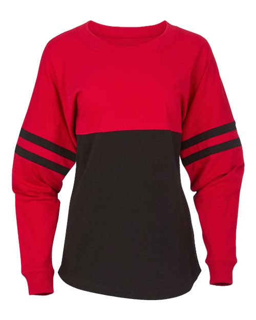 Boxercraft Women's Pom Pom Long Sleeve Jersey T-Shirt BW3514
