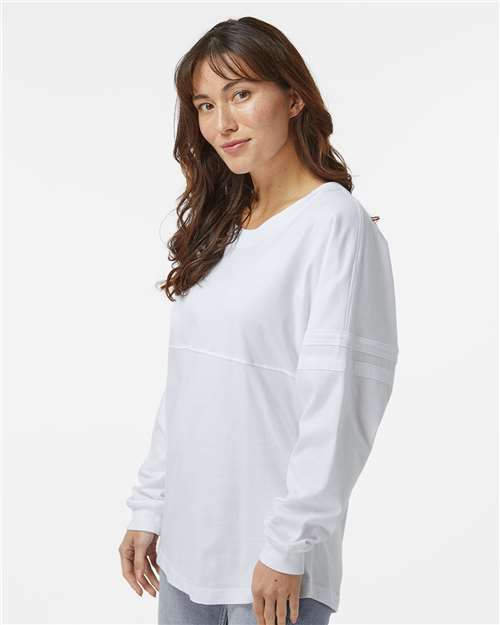 Boxercraft Women's Pom Pom Long Sleeve Jersey T-Shirt BW3514