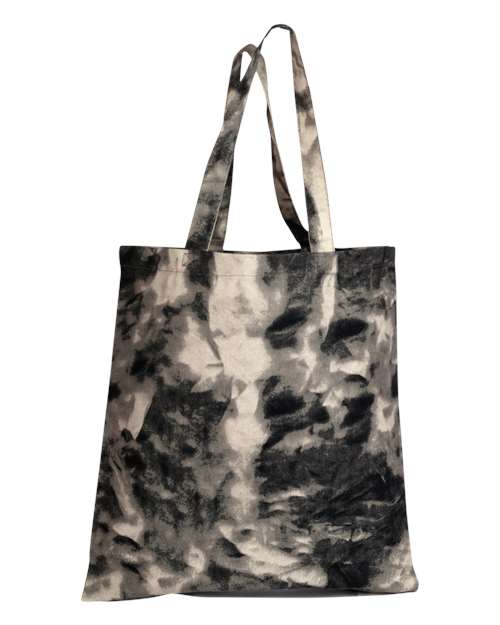 Q-Tees Tie-Dyed Canvas Tote Bag TD800