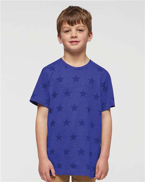 Code Five Youth Star Print Tee 2229