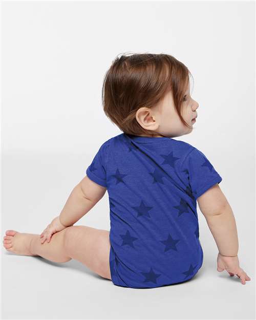 Code Five Infant Star Print Bodysuit 4329