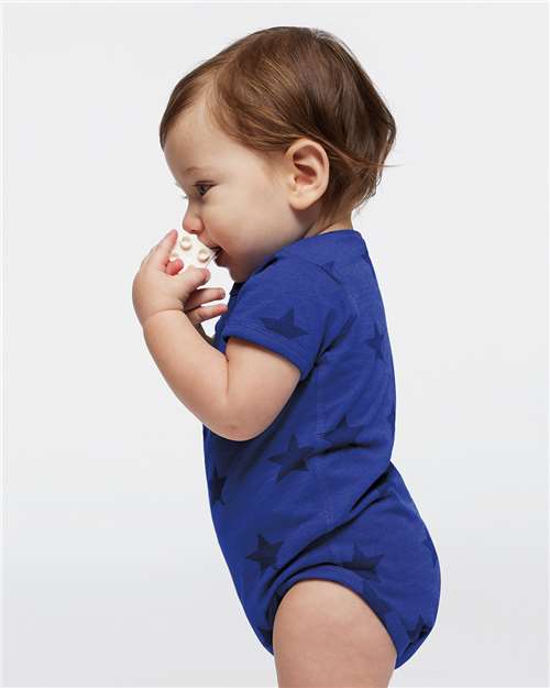 Code Five Infant Star Print Bodysuit 4329