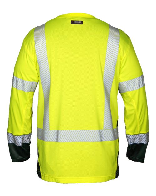 Kishigo Unisex Premium Black Series® Cool Touch Class 3 Long Sleeve T-Shirt 9177