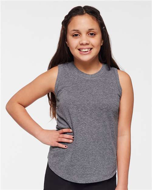 LAT Girls' Relaxed Fine Jersey Tank 2692