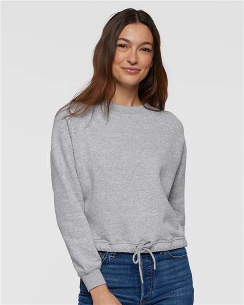 LAT Women's Relaxed Boxy Crewneck Sweatshirt 3528