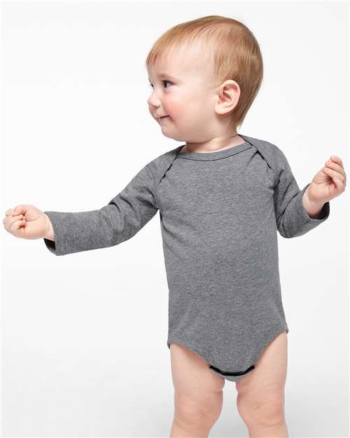 Rabbit Skins Infant Fine Jersey Long Sleeve Bodysuit 4421