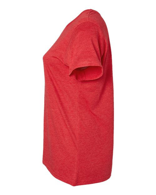 LAT Women's Curvy Collection Fine Jersey Tee 3816