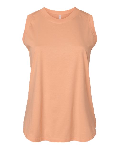 LAT Women's Curvy Relaxed Fine Jersey Tank 3892