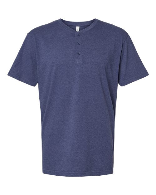 American Apparel Unisex CVC Henley Tee 2004CVC