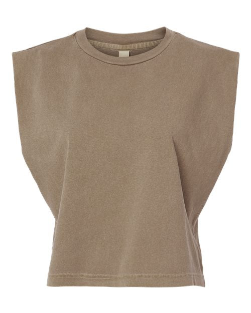 American Apparel Women's Heavyweight Cotton Garment-Dyed Muscle Tee 307GD