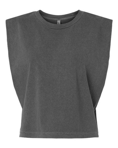 American Apparel Women's Heavyweight Cotton Garment-Dyed Muscle Tee 307GD