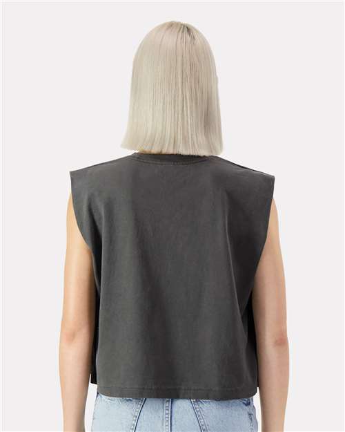 American Apparel Women's Heavyweight Cotton Garment-Dyed Muscle Tee 307GD