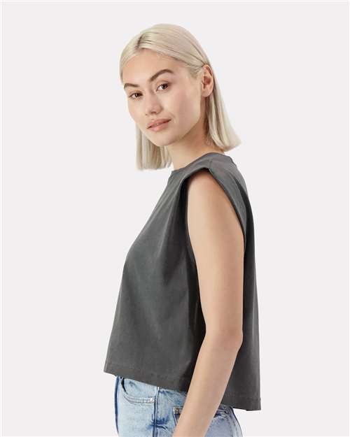 American Apparel Women's Heavyweight Cotton Garment-Dyed Muscle Tee 307GD