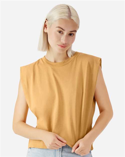 American Apparel Women's Heavyweight Cotton Garment-Dyed Muscle Tee 307GD