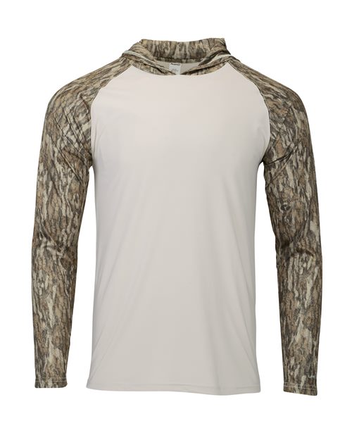 Paragon Men's Biloxi Performance Colorblocked Hooded Long Sleeve T-Shirt 241