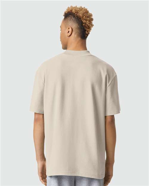 American Apparel Unisex Pique Mock Neck Tee 1PQ