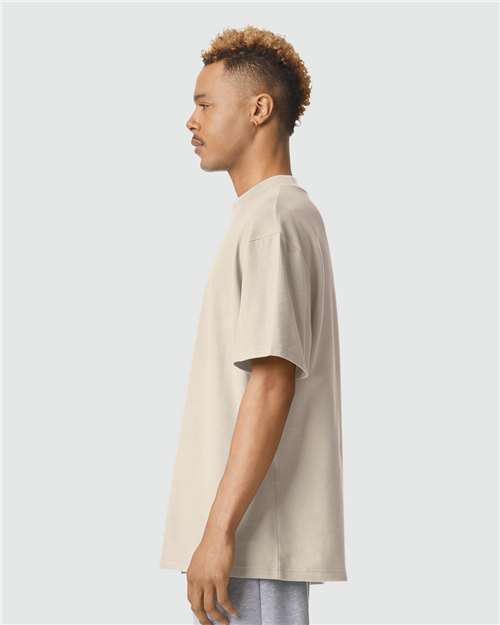 American Apparel Unisex Pique Mock Neck Tee 1PQ
