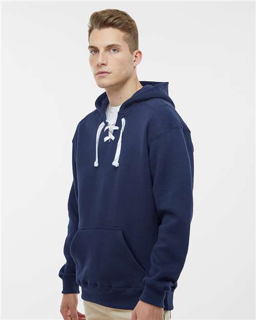 J. America Men's Sport Lace Hooded Sweatshirt 8830