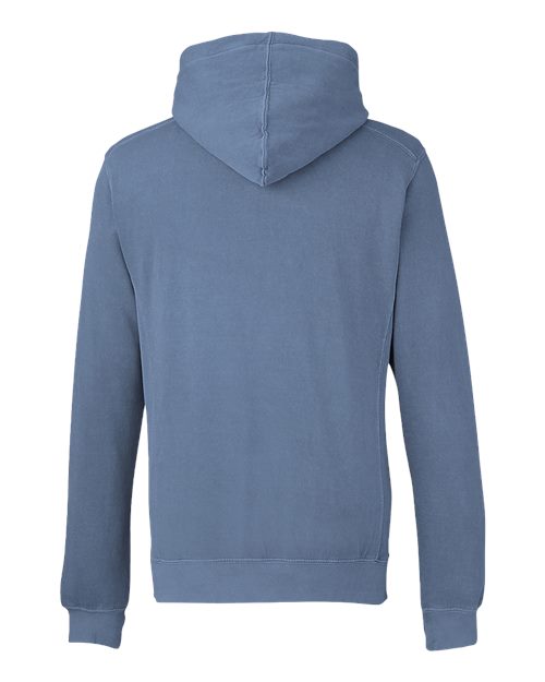 J. America Unisex Pigment-Dyed Fleece Hooded Sweatshirt 8730