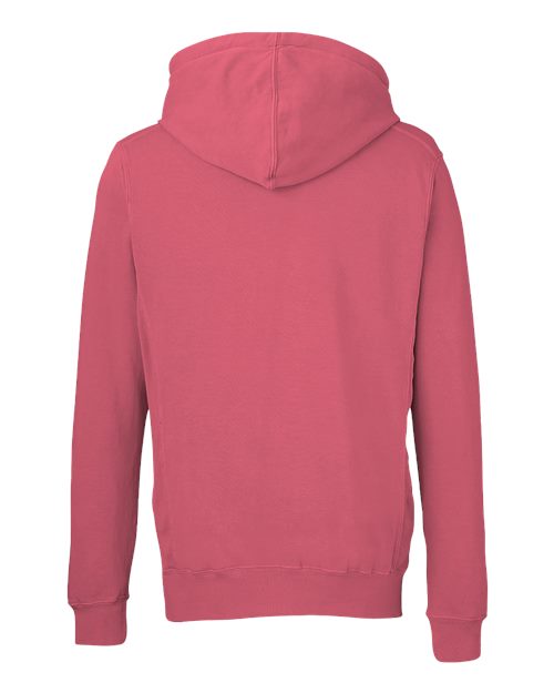 J. America Unisex Pigment-Dyed Fleece Hooded Sweatshirt 8730