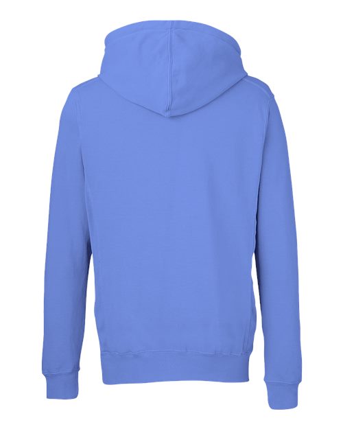 J. America Unisex Pigment-Dyed Fleece Hooded Sweatshirt 8730