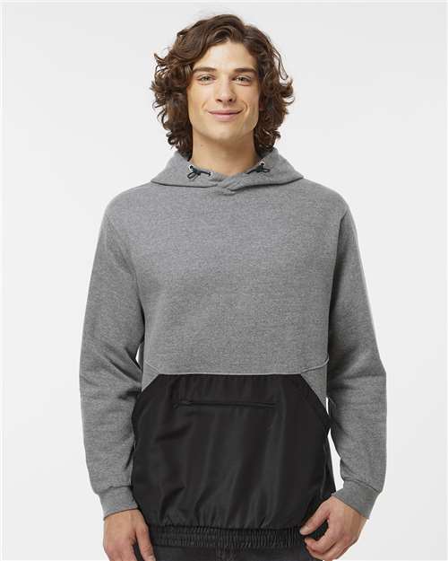 MV Sport Unisex Mixed Media Hooded Sweatshirt 23112