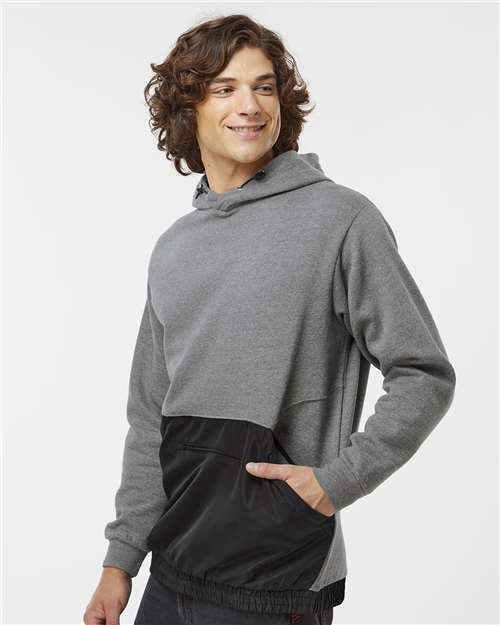 MV Sport Unisex Mixed Media Hooded Sweatshirt 23112