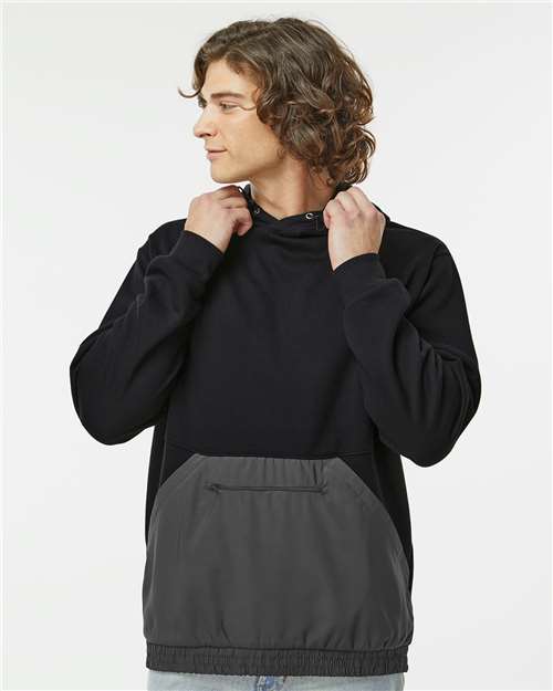 MV Sport Unisex Mixed Media Hooded Sweatshirt 23112