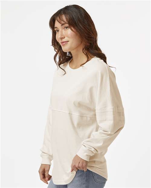 Boxercraft Women's Pom Pom Long Sleeve Jersey T-Shirt BW3514