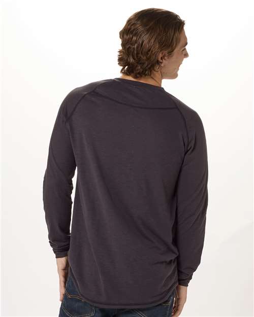 Boxercraft Unisex Henley Long Sleeve T-Shirt BM3101