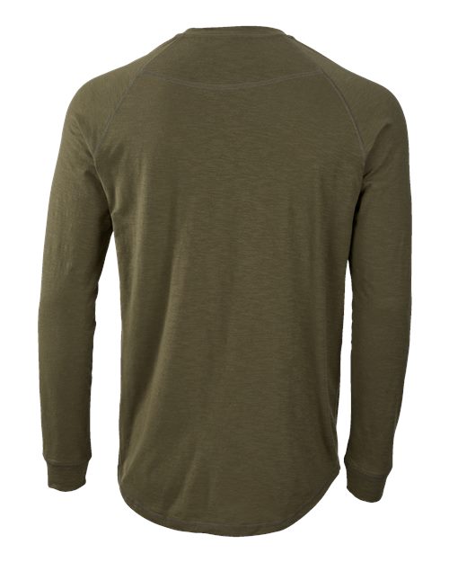 Boxercraft Unisex Henley Long Sleeve T-Shirt BM3101