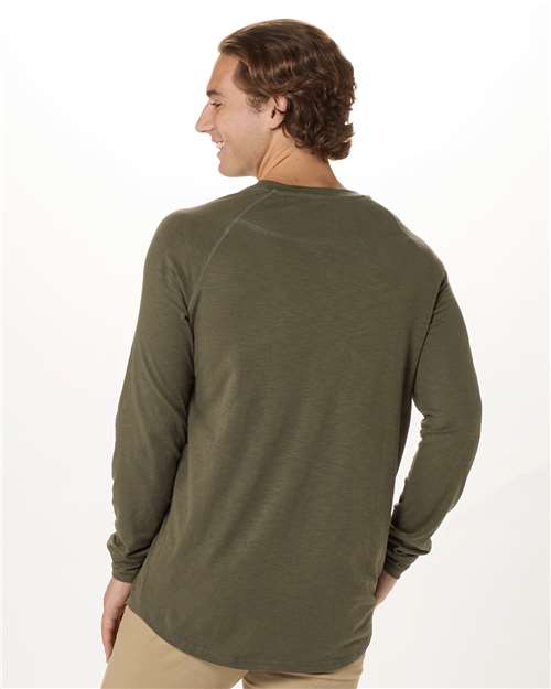 Boxercraft Unisex Henley Long Sleeve T-Shirt BM3101