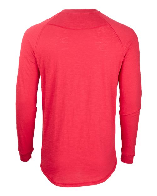 Boxercraft Unisex Henley Long Sleeve T-Shirt BM3101